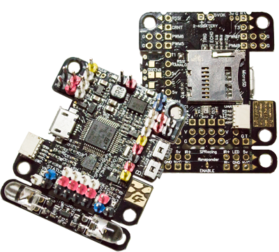 SPRacing F3 Top and bottom